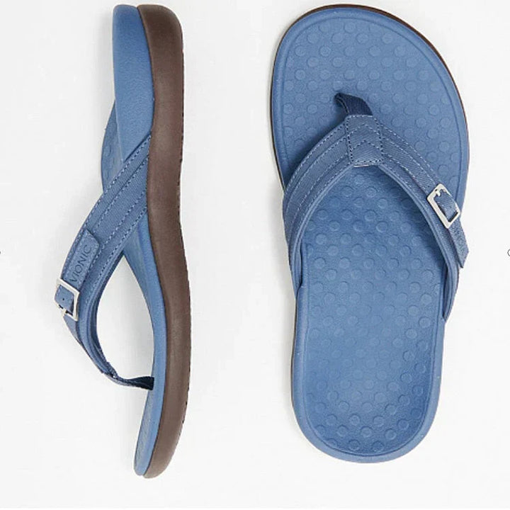 Orthopaedic Dam Sandals with EVA Insole – Amélie-Dark blue-3-State of Style