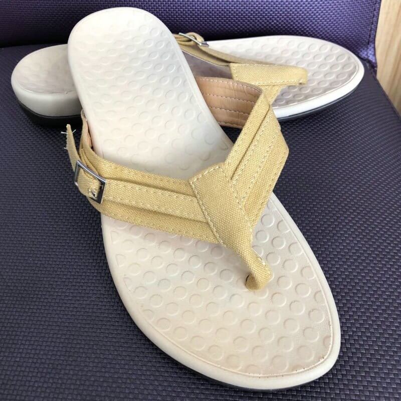 Orthopaedic Dam Sandals with EVA Insole – Amélie-Pink-3-State of Style