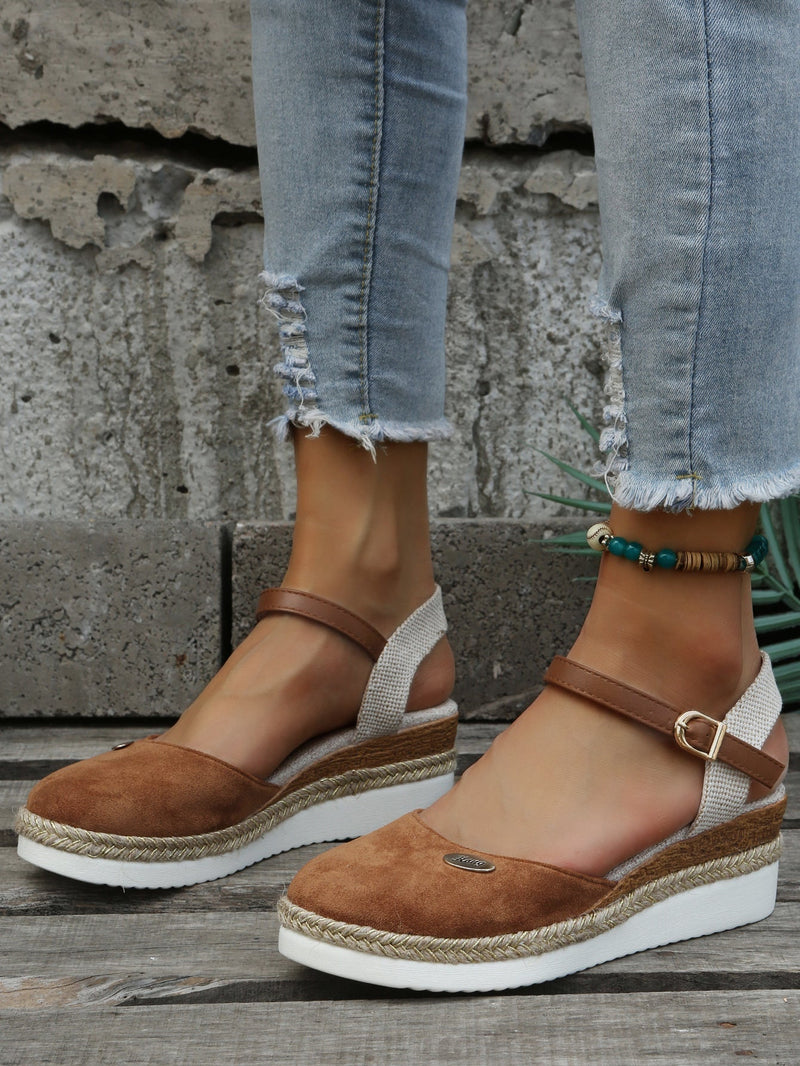 Orthopaedic Fashionable Brown Espadrilles - Livia-Brown-3.0-State of Style