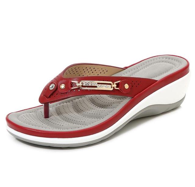 Orthopaedic Flip-Flops – Marisole-Red-4.5-State of Style