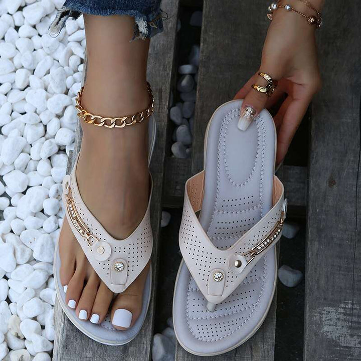 Orthopaedic Flip-Flops – Marisole-White-4.5-State of Style