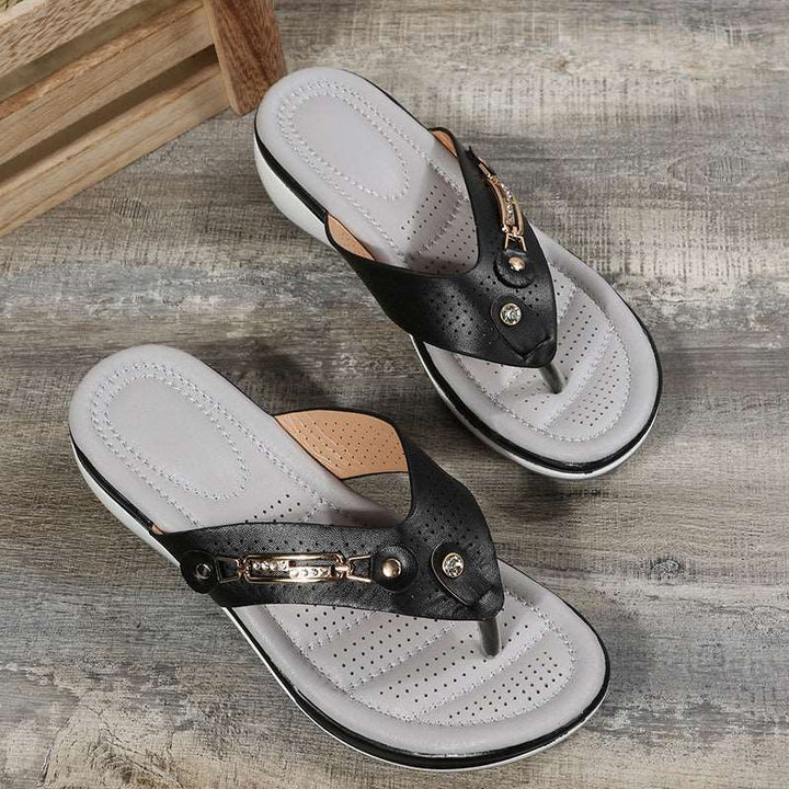 Orthopaedic Flip-Flops – Marisole-White-4.5-State of Style