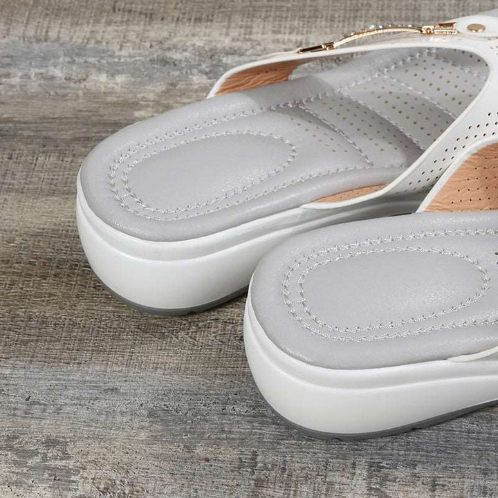 Orthopaedic Flip-Flops – Marisole-White-4.5-State of Style