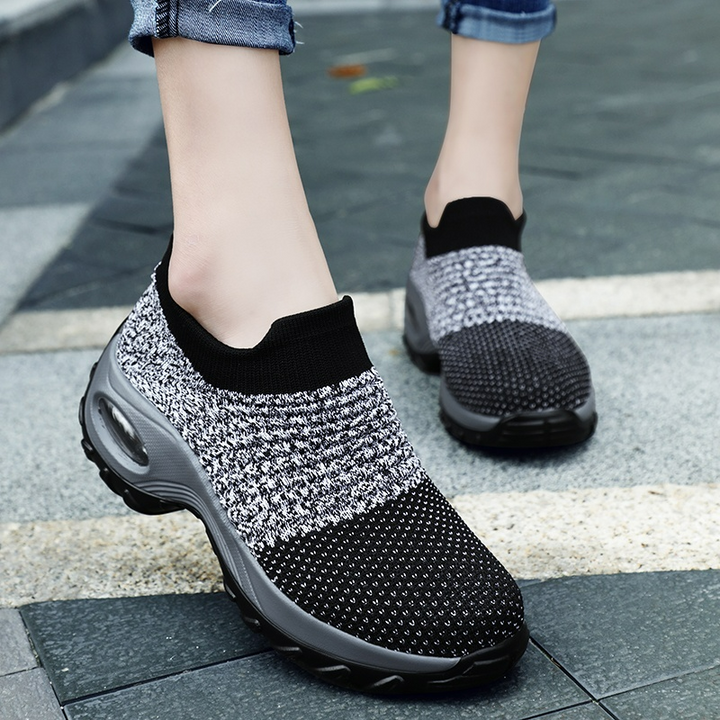 Orthopaedic Hypersoft Running Shoes for Women – Eliana-Gray-3-State of Style