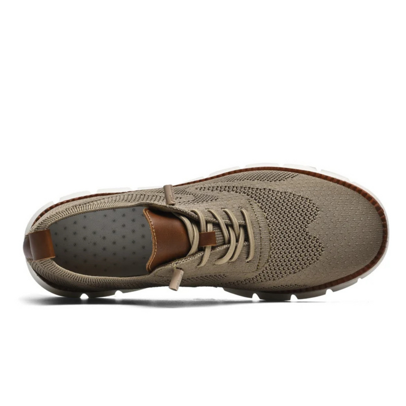 Orthopaedic Knitted Men's Sneakers – Bram-7-White-State of Style