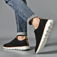 Orthopaedic Knitted Men's Sneakers – Bram-7-White-State of Style