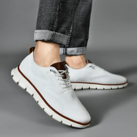 Orthopaedic Knitted Men's Sneakers – Bram-7-White-State of Style
