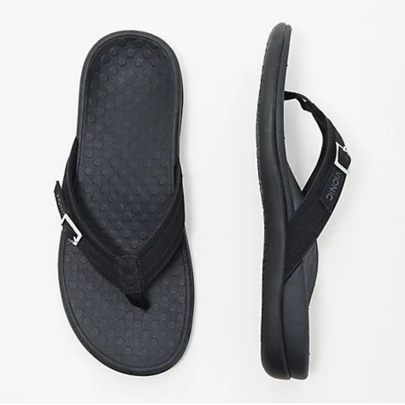 Orthopaedic Ladies Flip-Flops – Noor-4.5-Black-State of Style