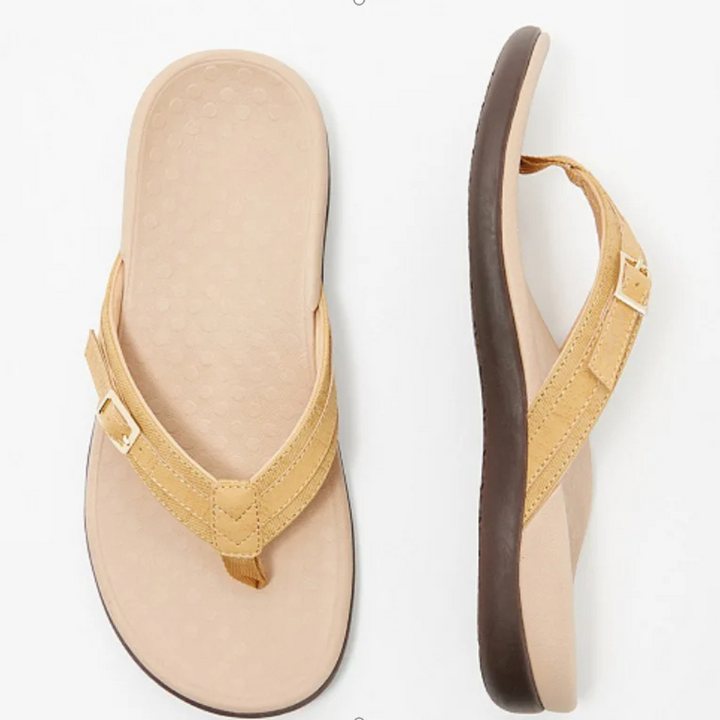 Orthopaedic Ladies Flip-Flops – Noor-4.5-Black-State of Style