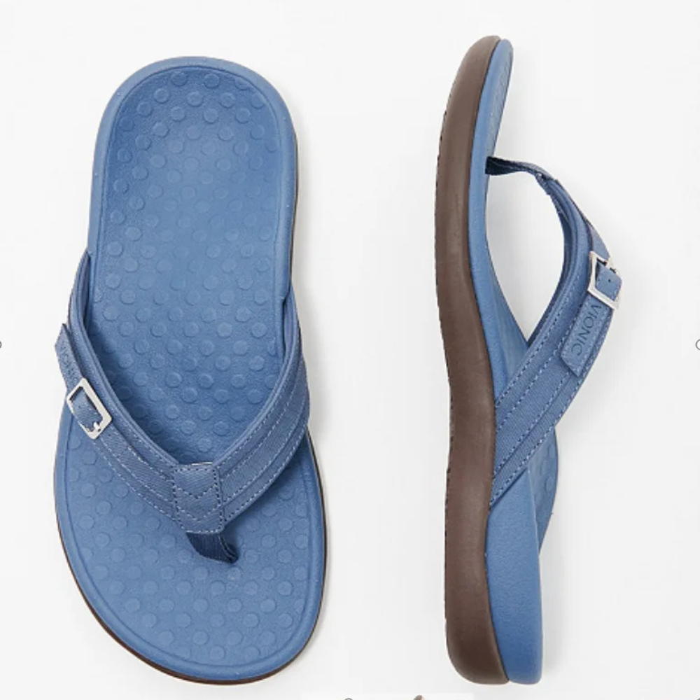 Orthopaedic Ladies Flip-Flops – Noor-4.5-Blue-State of Style