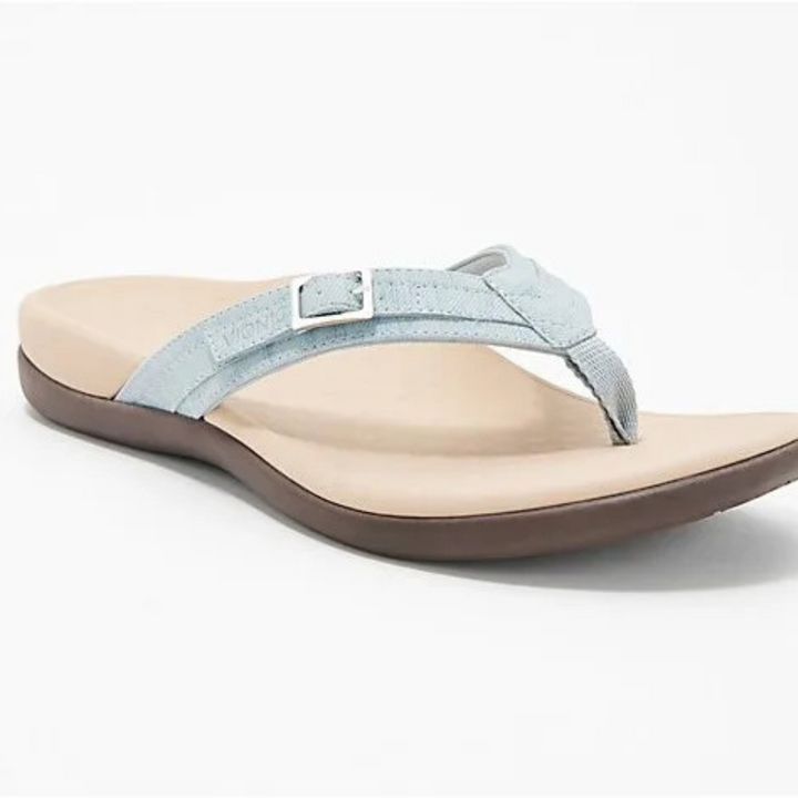 Orthopaedic Ladies Flip-Flops – Noor-4.5-Light blue-State of Style