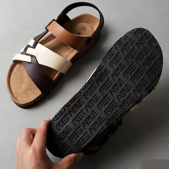 Orthopaedic Ladies Sandals – Noa-Black-4.5-State of Style