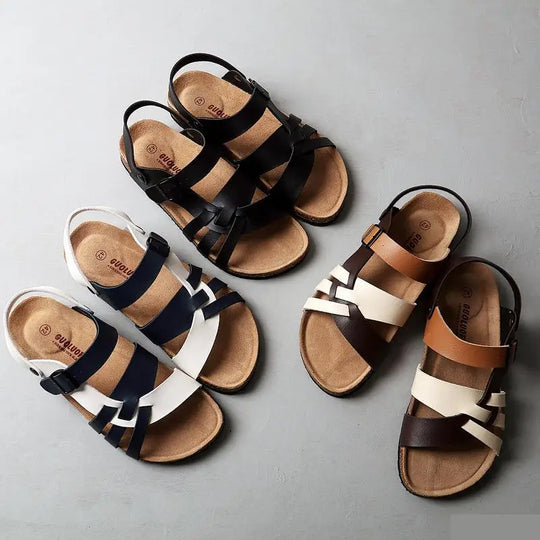 Orthopaedic Ladies Sandals – Noa-Black-4.5-State of Style