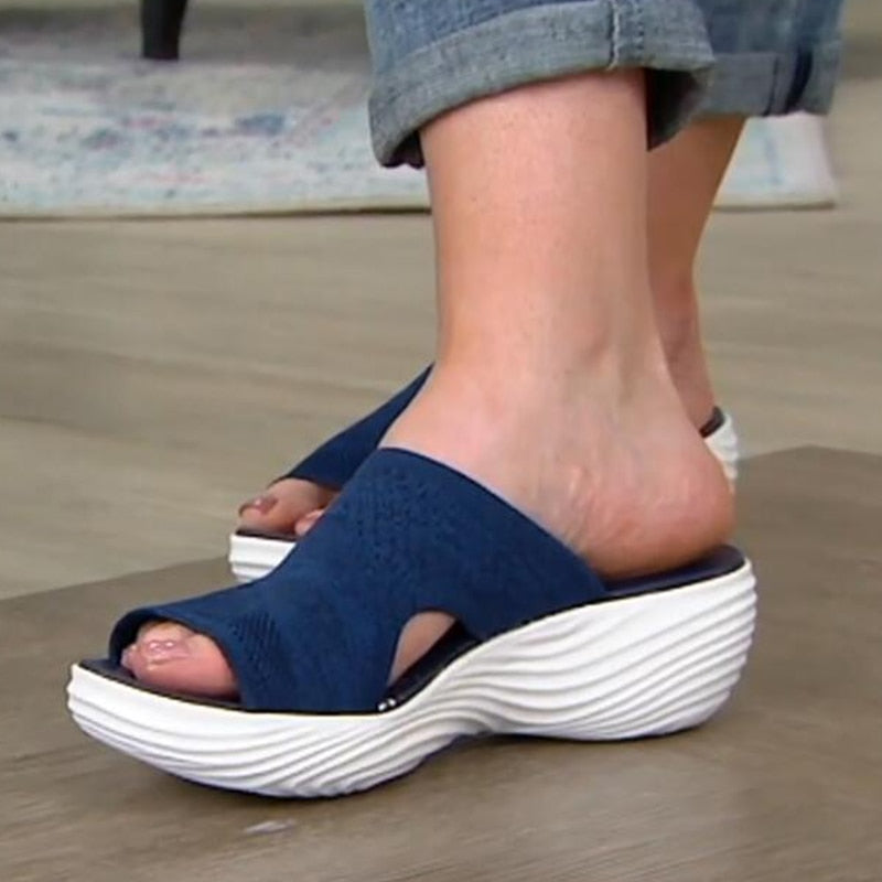 Orthopaedic Ladies Sandals - OrthoComfort-Black-3.0-State of Style