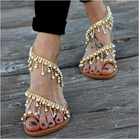 Orthopaedic Ladies' Sandals with Pearl Accent – Amara-3-State of Style