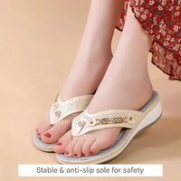 Orthopaedic Ladies Slippers with Soft Sole – Solelite-White-4-State of Style