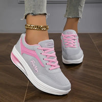 Orthopaedic Ladies' Sneakers - Ariana-Grey Pink-3.0-State of Style