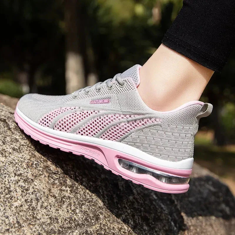 Orthopaedic Ladies' Sneakers – Elena-Gray-3-State of Style