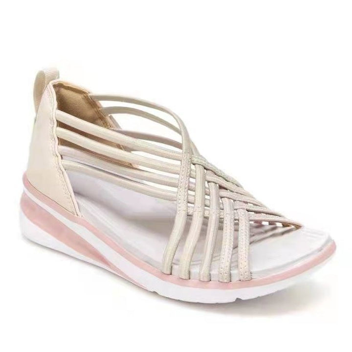 Orthopaedic Ladies Summer Sandals – Liora-Beige-4.5-State of Style