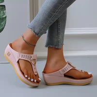 Orthopaedic Ladies Summer Sandals – Livienne-Beige-3-State of Style