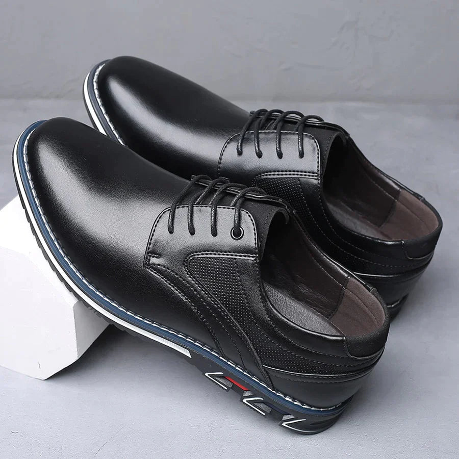 Orthopaedic Leather Men's Shoes – Finn-Brown-7-State of Style