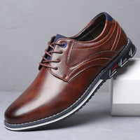 Orthopaedic Leather Men's Shoes – Finn-Brown-7-State of Style