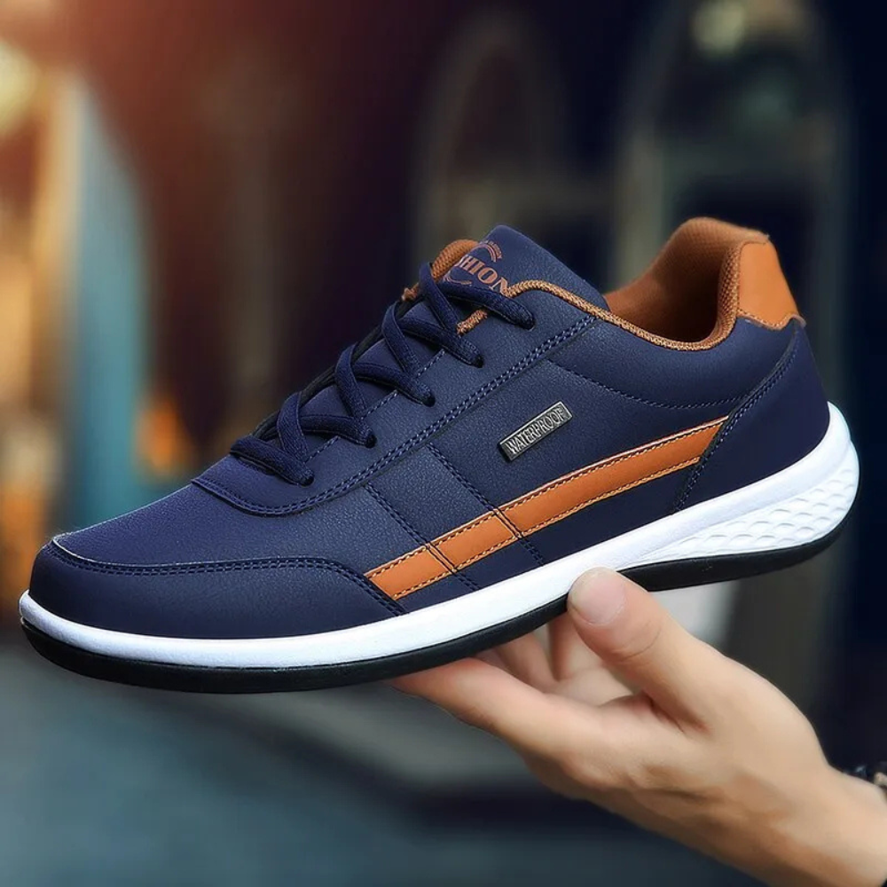 Orthopaedic Leather Shoes | Ultimate Comfort and Support-Blue-5.0-State of Style