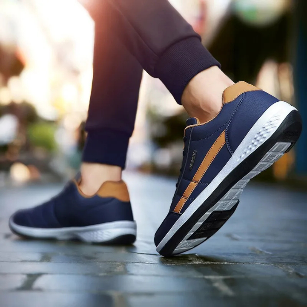 Orthopaedic Leather Shoes | Ultimate Comfort and Support-Blue-5.0-State of Style