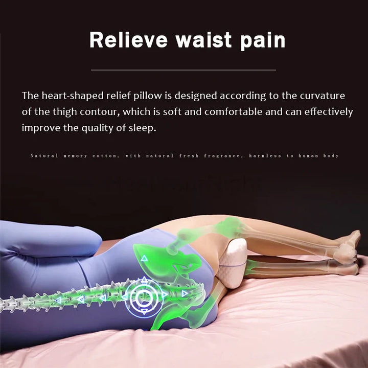 Orthopaedic Memory Foam Leg Cushion - ComfortFoam-White-State of Style