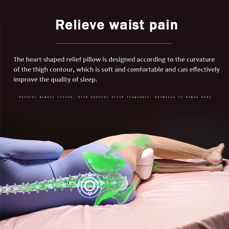 Orthopaedic Memory Foam Leg Cushion - ComfortFoam-White-State of Style