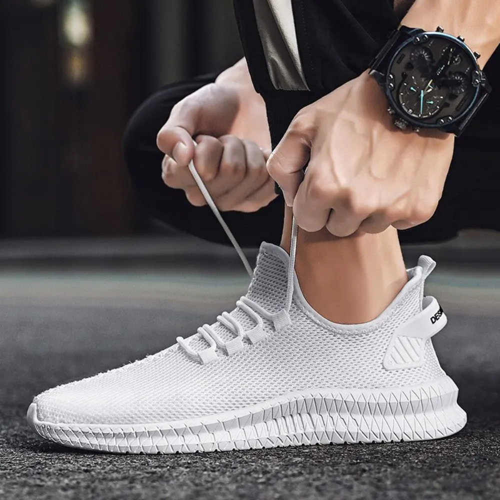 Orthopaedic Men's Shoes | Lightweight and Comfortable Design-Black-6.0-State of Style