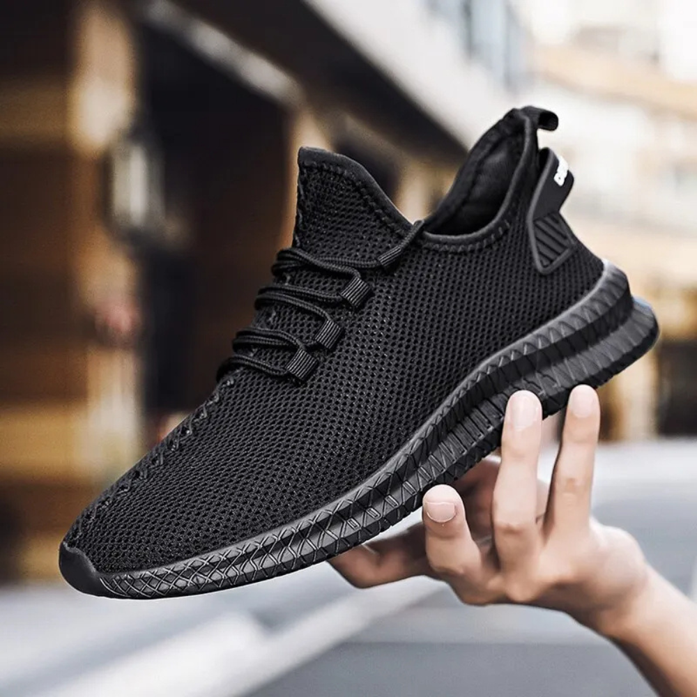 Orthopaedic Men's Shoes | Lightweight and Comfortable Design-Black-6.0-State of Style