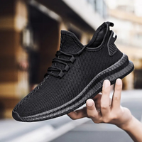 Orthopaedic Men's Shoes | Lightweight and Comfortable Design-Black-6.0-State of Style