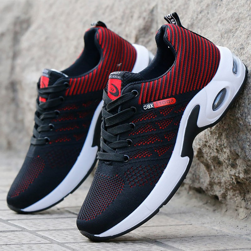 Orthopaedic Men's Sneakers - Oliver-Red-5.5-State of Style