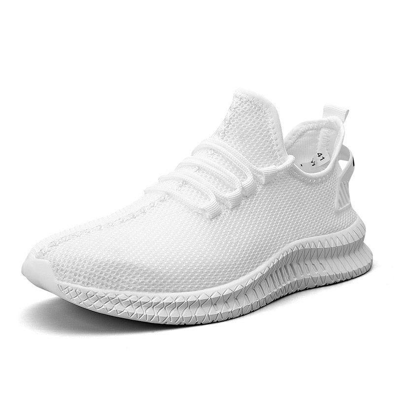 Orthopaedic men's sneakers with cushioning & posture support – Arvon-White-6-State of Style