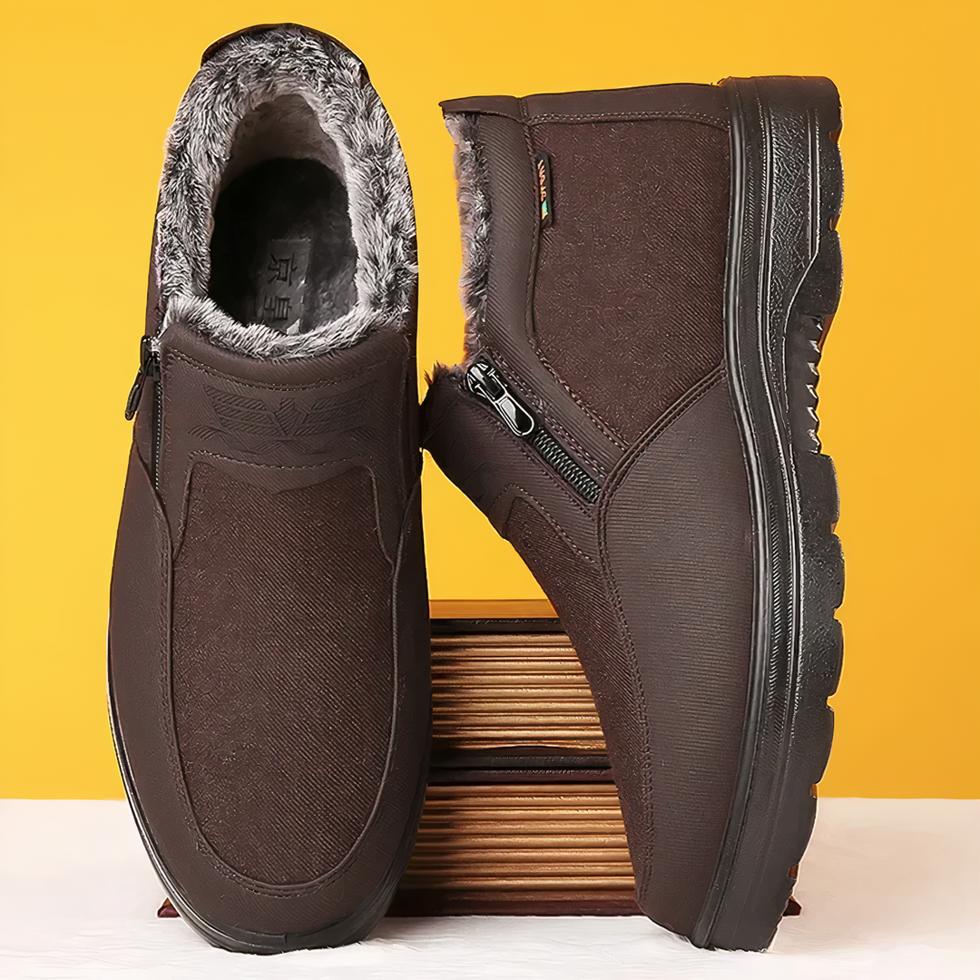 Orthopaedic Men's Winter Shoes - Orion-Brown-3.5-State of Style