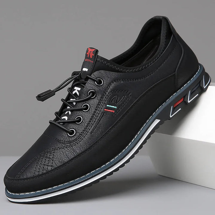 Orthopaedic Oxford Men's Shoes - Elias-Black-5.0-State of Style