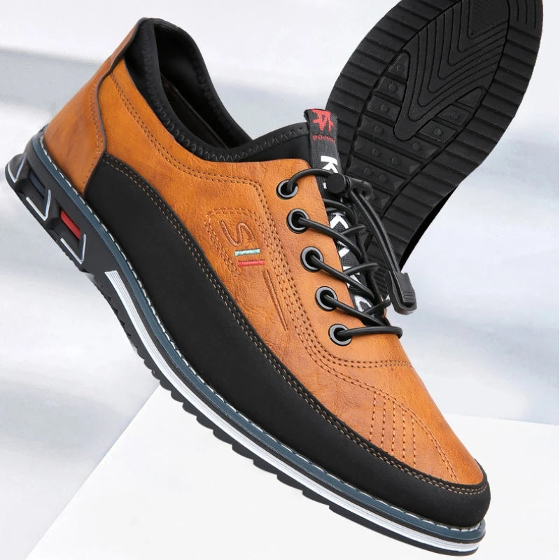 Orthopaedic Oxford Men's Shoes - Elias-Brown-5.0-State of Style