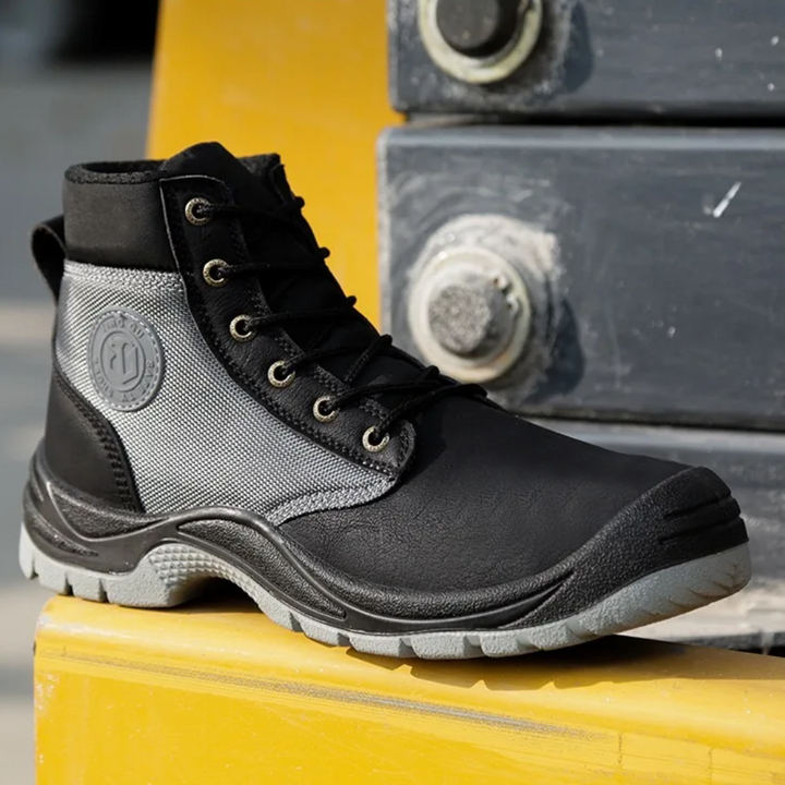 Orthopaedic Safety Boots with Steel Toe - SafeStep Pro-6-Brown-State of Style