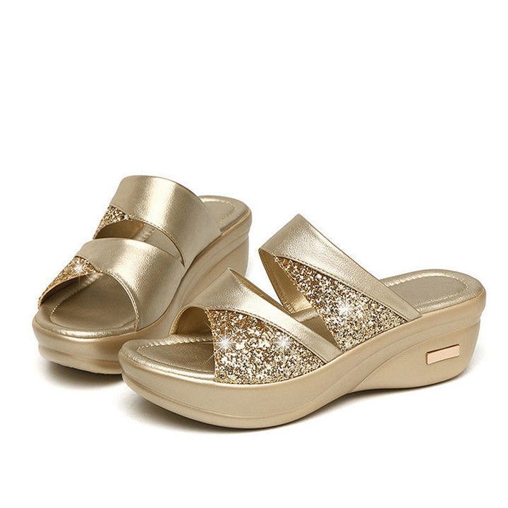 Orthopaedic Sandals – Ergonomic Design for Maximum Support-Sparkling Gold-4.5-State of Style