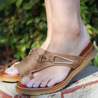 Orthopaedic summer sandals with open toe area – Ziva-Gray-3-State of Style