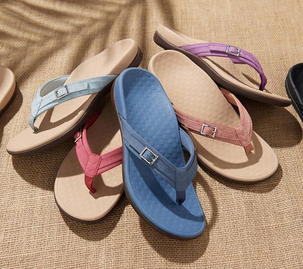 Orthopaedic Summer Slippers - Sofia-Light blue-4.5-State of Style