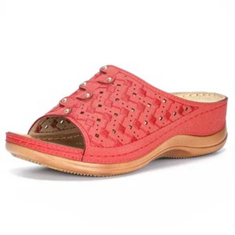 Orthopaedic Support Sandals - OrthoFlex-Red-3.0-State of Style
