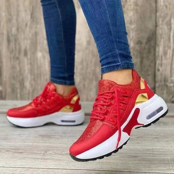 Orthopaedic SupportStep Shoes – Comfortable & Stylish Everyday Wear-Red-4.5-State of Style
