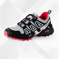 Orthopaedic trekking and hiking shoes - Alpena-Black-Blue-3-State of Style