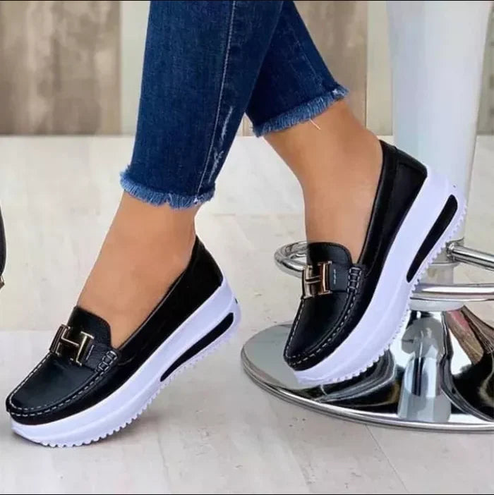 Orthopaedic Trendy Women's Shoes - Mirella-Black-35-State of Style