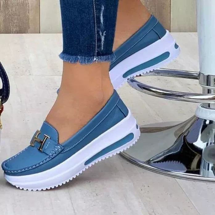 Orthopaedic Trendy Women's Shoes - Mirella-Light blue-35-State of Style