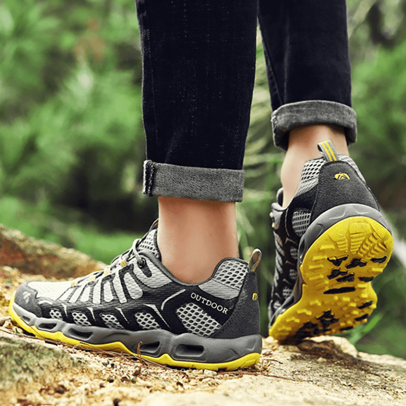 Orthopaedic Unisex Walking Shoes - Finn-Grey-3.5-State of Style