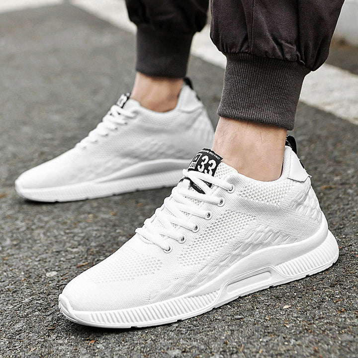Orthopaedic Wedge Sneakers - Maxim-White-6-State of Style