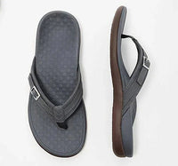Orthopaedic Women's Flip-Flops – Mira-Black-3-State of Style